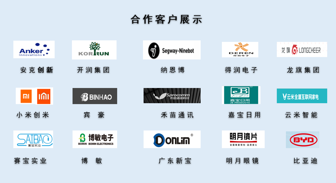 CPE磨砂胶袋，玩彩网部分客户展示(图1)